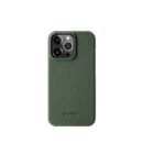 Melkco - Lai Chee Pattern Premium Leather Snap Cover Back Case